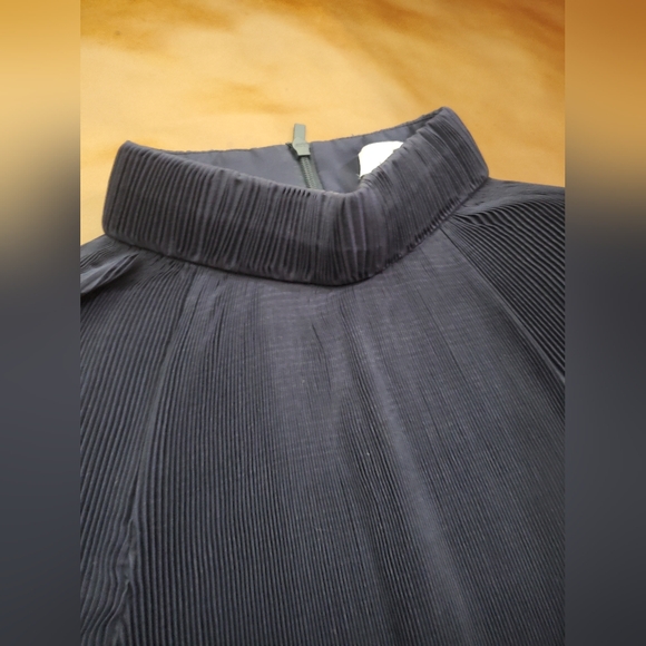 Tibi Women's Navy Long Sleeve Blouse retail $495 Xxs - Picture 3 of 8